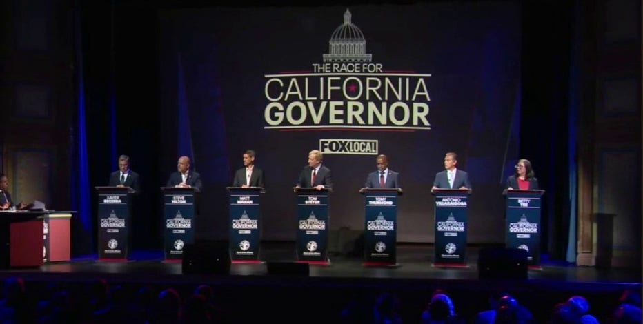 California governors candidates call for ICE to be abolished in 1st debate