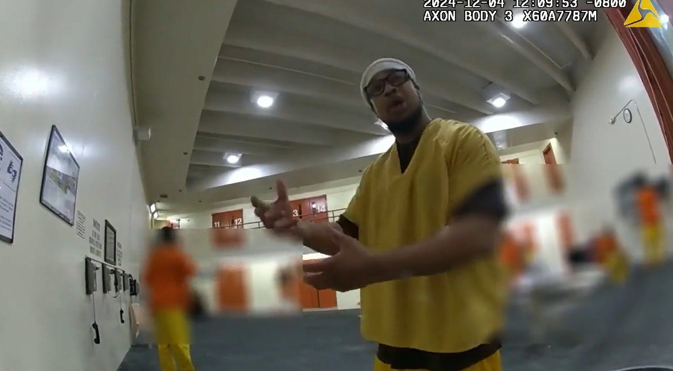 Video: Santa Rita Jail deputies acknowledge 120-degree heat in cell