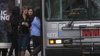 Man dies after falling from sidewalk, making contact with San Francisco Muni bus