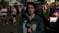 Viral moment: Oakland marathoner loses lunch in KTVU live shot