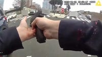 Newly released bodycam video shows moment sergeant was shot in the head