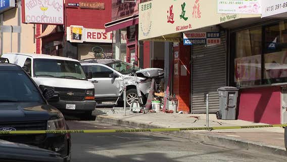 76-year-old driver jumps sidewalk in SF's Chinatown, hitting pedestrians; 1 killed