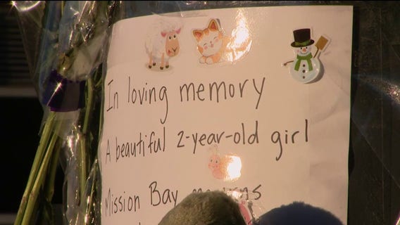 Vigil held for 2-year-old girl killed in SF Mission Bay crash