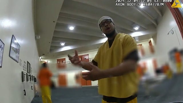 Video: Santa Rita Jail deputies acknowledge 120-degree heat in cell