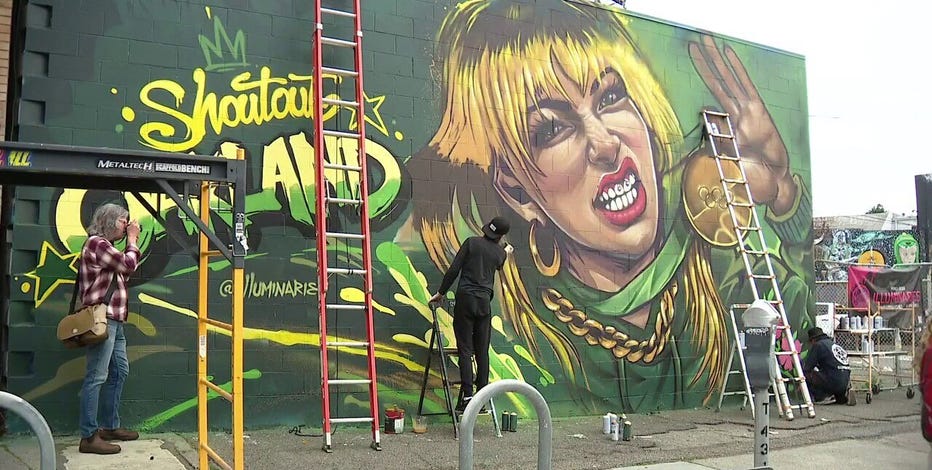 'Super dope' Alysa Liu mural in Oakland serves as inspiration