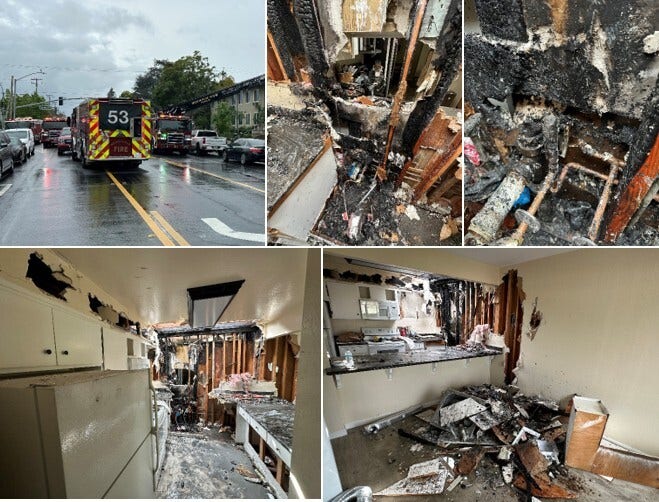 6 adults, 5 children displaced by residential kitchen fire in Mountain View