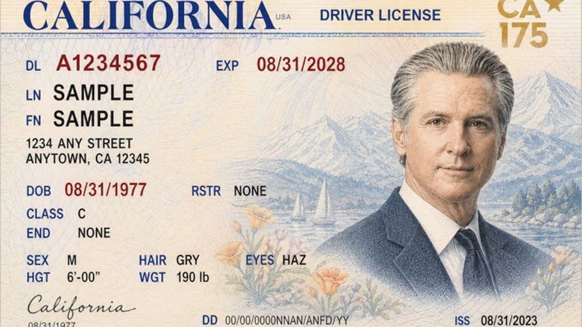 Newsom trolls Trump's unveilling of limited-edition U.S. passport