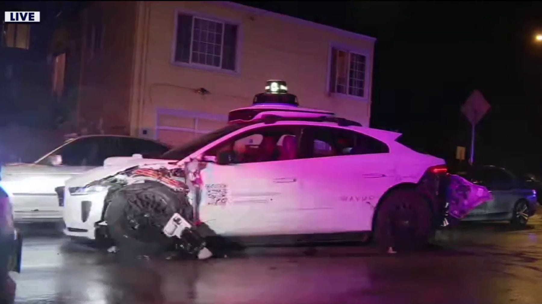 Waymo passengers request medical assistance after Outer Sunset crash, other driver flees on foot