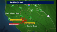 Overnight quake in Santa Cruz rocks Bay Area