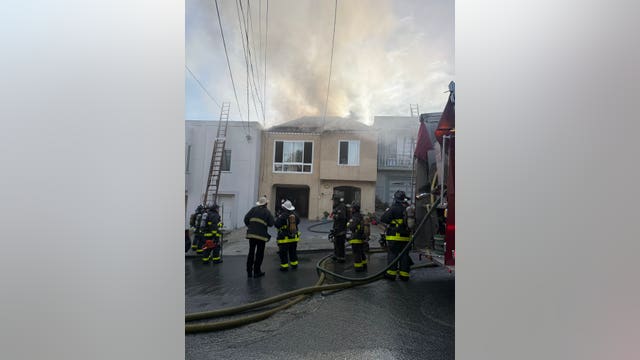 5 displaced from their home after San Francisco Outer Sunset fire