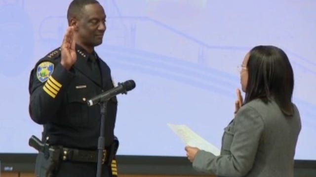 Former Oakland Police Chief Floyd Mitchell sworn in as Fremont’s top cop