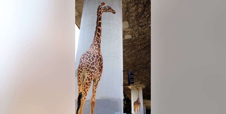Iconic Oakland artist behind beloved giraffe mural dies at age 67