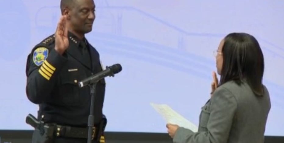 Former Oakland Police Chief Floyd Mitchell sworn in as Fremont’s top cop