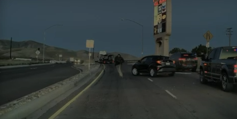 Dashcam video shows ICE agents shoot alleged gang member near I-5 in California