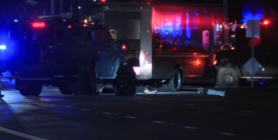 Suspect steals UPS truck, engages in Fremont police standoff