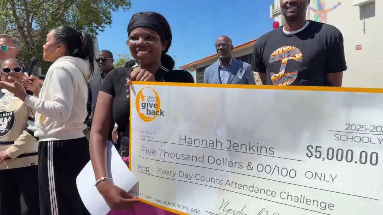 McClymonds High student wins $5K for school attendance