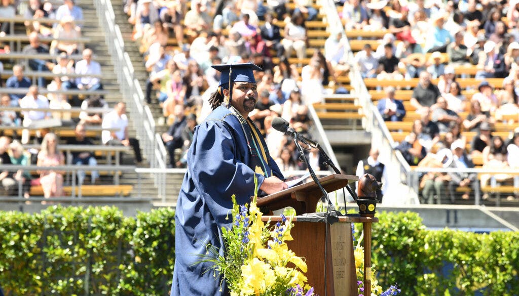 Formerly incarcerated, homeless, at 43, UC Berkeley senior graduates with top honor