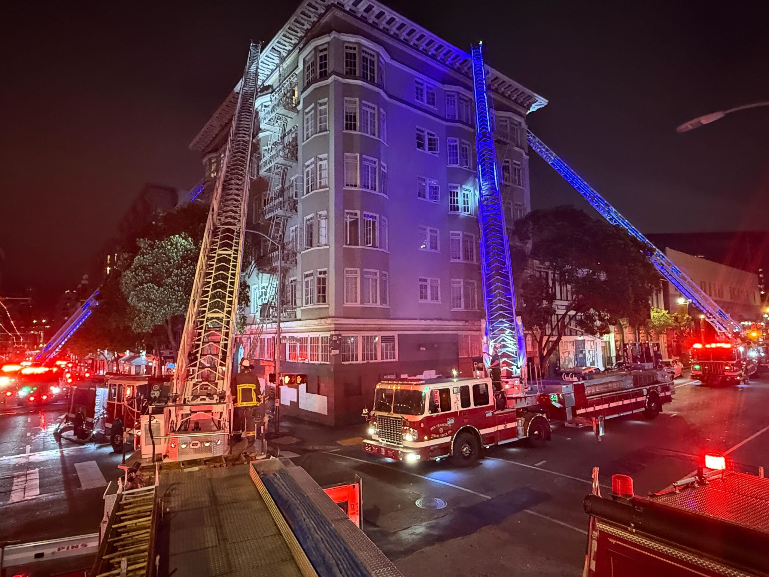 46 displaced, including children, after fire rips through Tenderloin low-income housing