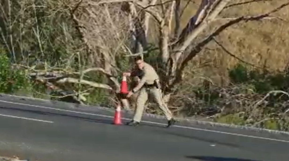 Grass fire disrupts traffic on Kirker Pass Road in Concord