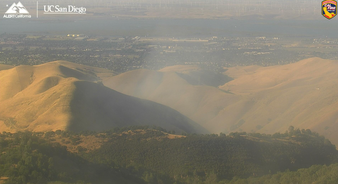 Vegetation fire in Clayton at 55 acres with some containment