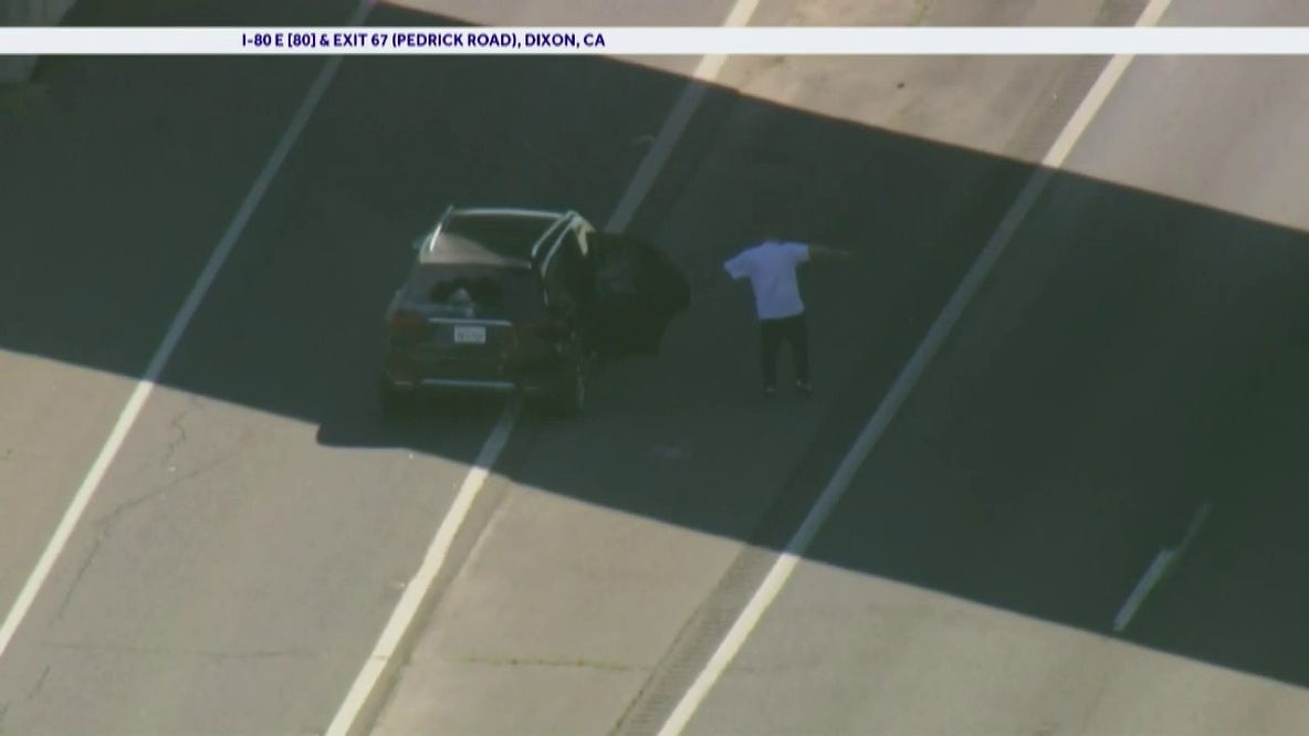Dixon freeway standoff on I-80 ends, barricaded suspect in custody