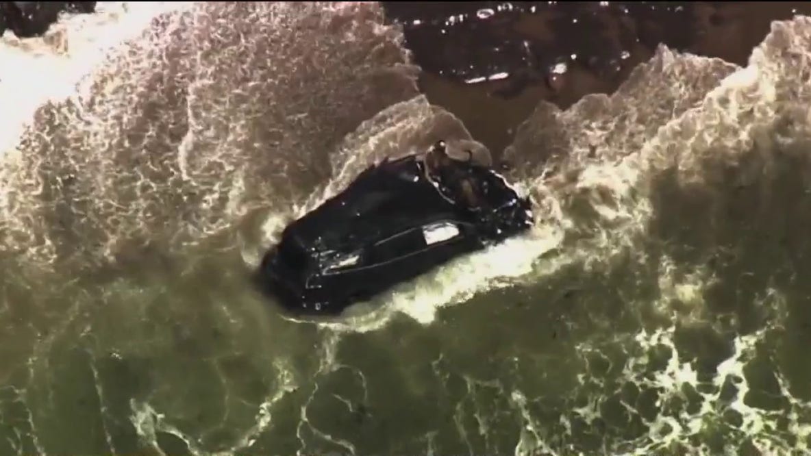 Vehicle plummets over cliff in Santa Cruz County, 1 person in critical condition