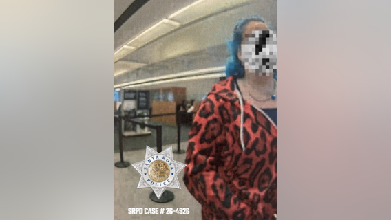 Alleged Bay Area bank robber's 'bright-blue hair' a clear giveaway, leads to arrest