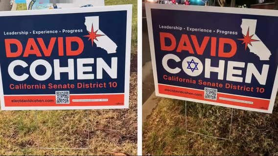 San Jose councilmember's campaign signs for state office defaced with antisemitic vandalism