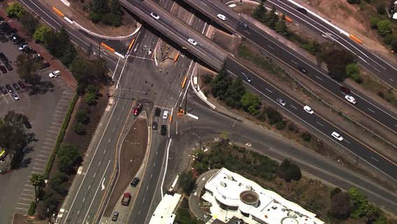 A new 'crisscross' interchange in Vallejo is expected to reduce peak-hour traffic by 90%