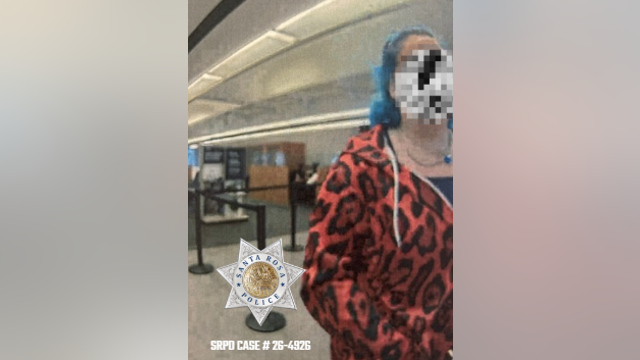 Alleged Bay Area bank robber's 'bright-blue hair' a clear giveaway, leads to arrest