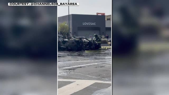 Woman ID'd in fiery chain-reaction San Jose car crash