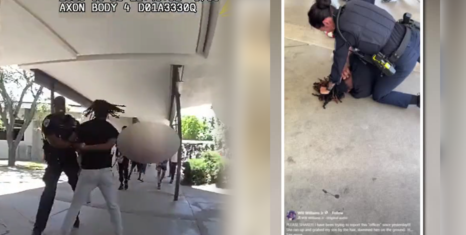 Video shows Fairfield police officer punching high school student during campus fights; 2 arrested