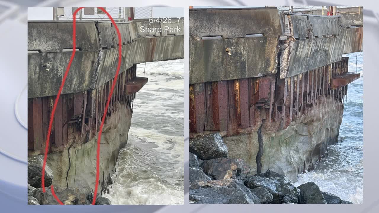 Crack in Pacifica Pier growing, Chit Chat Café may be demolished