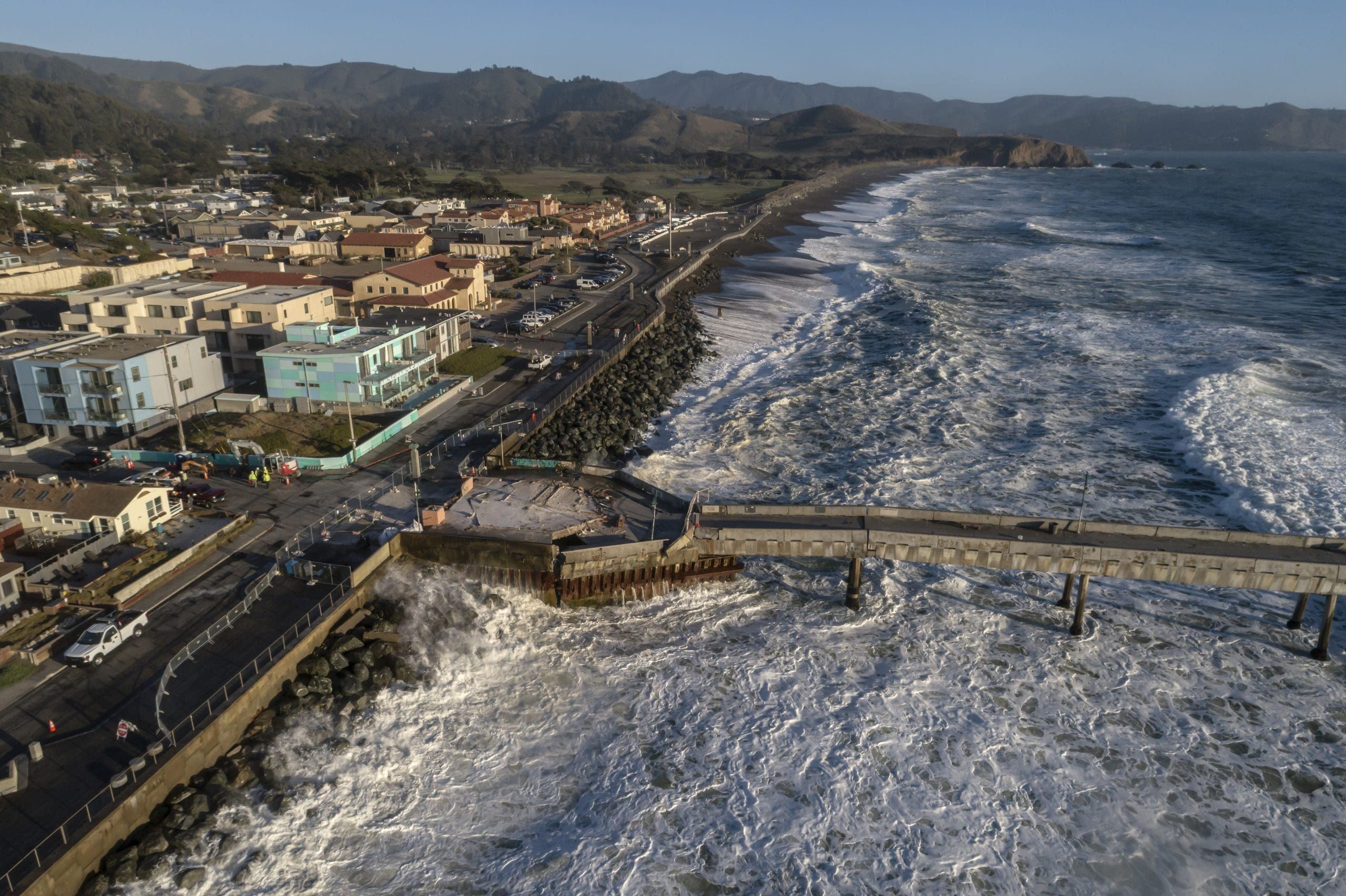 Officials seek emergency funding as Pacifica Pier remains closed