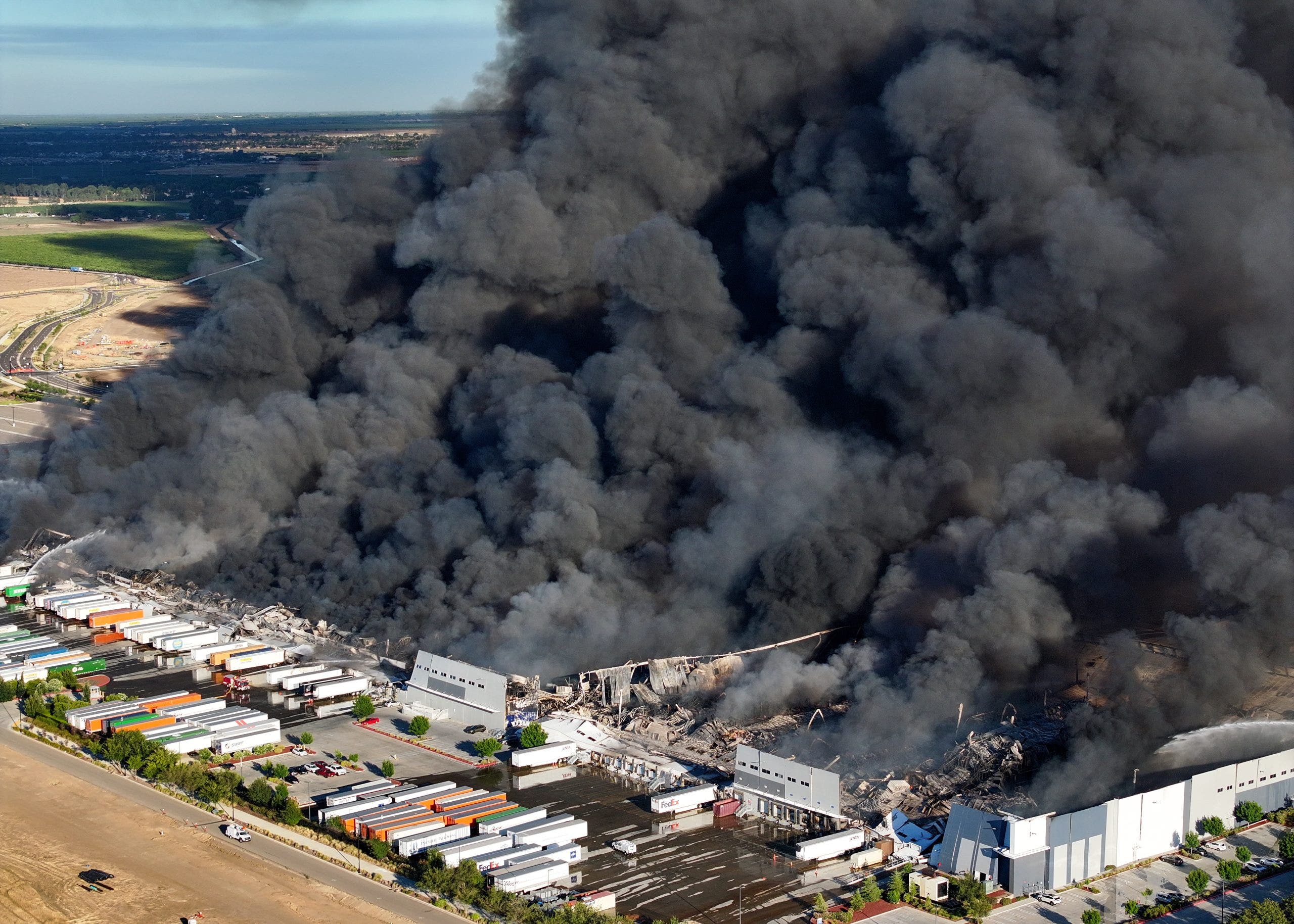 Tracy Medline warehouse fire disrupts medical supply chain across western US