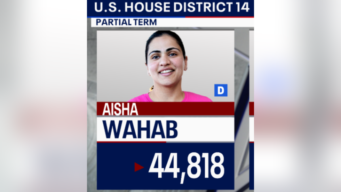 Democrat Aisha Wahab advances in California special election to replace former US Rep. Eric Swalwell