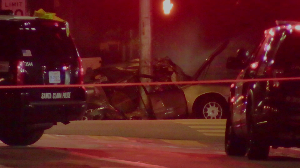 Early morning car chase ends with one dead, three hospitalized