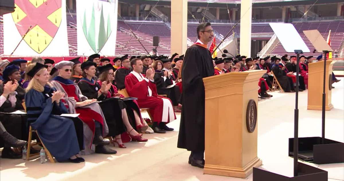 Stanford students walk out of graduation, sparking demonstration