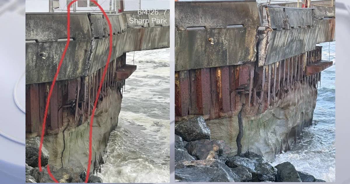 Crack in Pacifica Pier growing, Chit Chat Café may be demolished