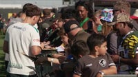 Australian Men's National Soccer Team draws crowds in Alameda for open community practice