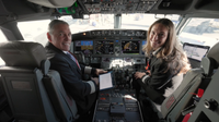 Southwest Airlines captain makes his final flight with a very special co-pilot