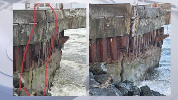 Crack in Pacifica Pier growing, Chit Chat Café may be demolished