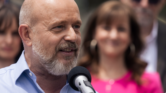Hilton campaigns in San Francisco as California primary votes still being counted