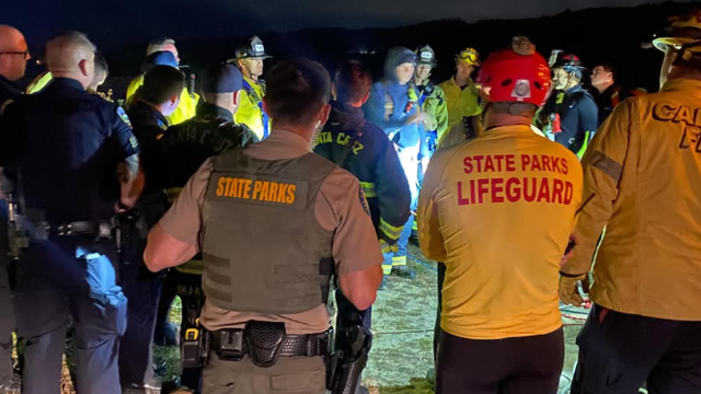 Man dies after falling from cliff near Bonny Doon Beach