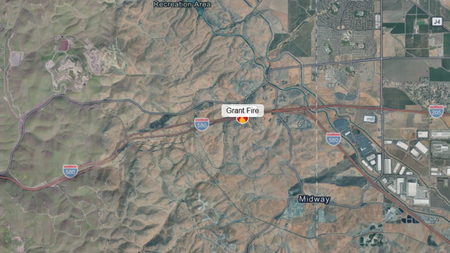 CAL FIRE slows progress of fire in Altamont