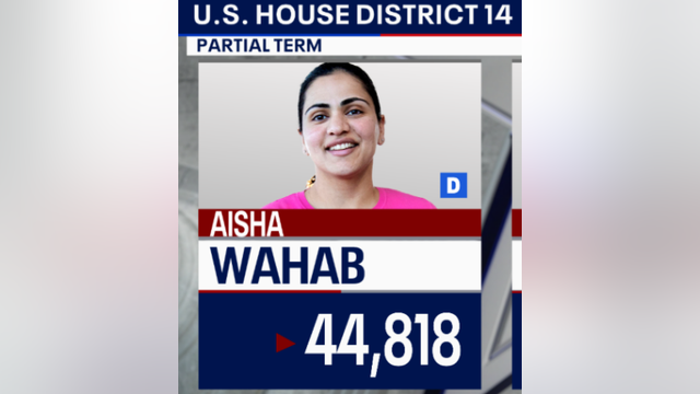 Democrat Aisha Wahab advances in California special election to replace former US Rep. Eric Swalwell