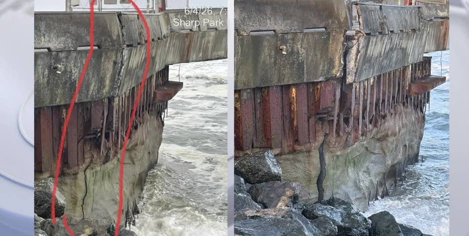 Crack in Pacifica Pier growing, Chit Chat Café may be demolished