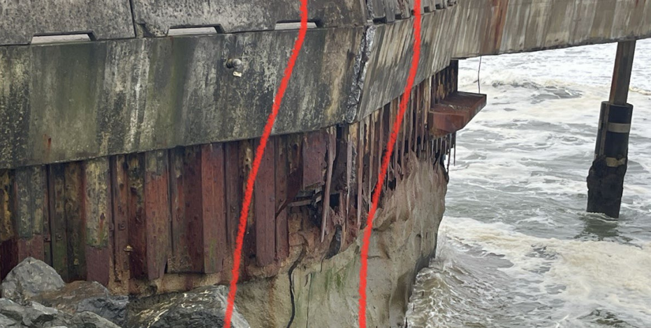 Pacifica pier closed after cracks, structural damage discovered