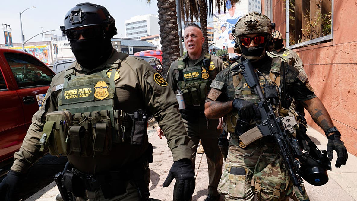 Newsom: Show of force by ICE agents 'targeted stunt'