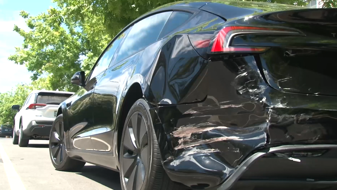 Video shows damaged Tesla in alleged Paul Pelosi hit-and-run